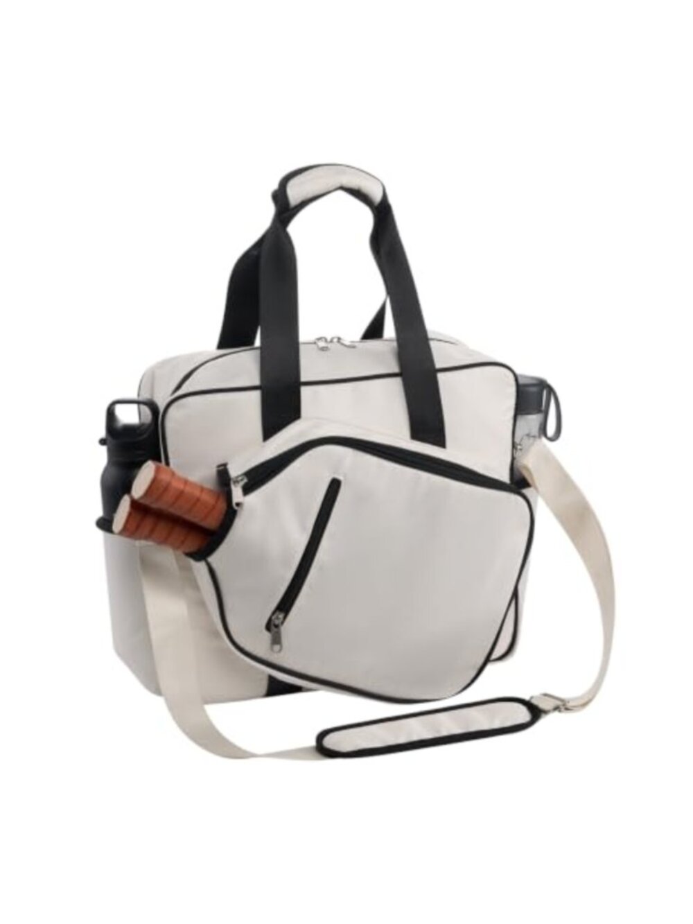 Pickleball Tote Bag with Cooler & Mesh Bag Adjustable Strap